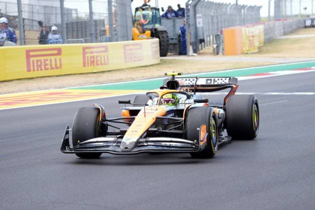 FORMULA 1 PIRELLI UNITED STATES GRAND PRIX 2024 19 10 2024, Circuit of The Americas, Austin, FORMULA 1 PIRELLI UNITED STATES GRAND PRIX 2024 ,in the picture Lando Norris GBR , McLaren F1 Team, the third placed in the sprint race nordphotoxGmbHx xBratic nph00250