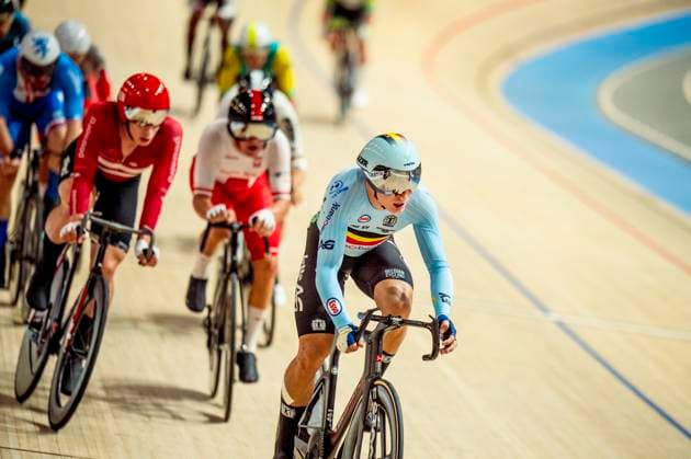 241019 Lindsay de Vylder of Belgium competes in Men s Omnium Points Race 4 4 during day 4 of the 2024 UCI Tissot Track Cycling World Championships on October 19, 2024 in Ballerup Photo Christian Örnberg BILDBYRAN COP 166 CO0481 cykling cycling sykling cykel vm cykel2024 uci tissot track cycling world championships wc 2024 uci tissot track cycling world championships 4 bbeng grappa33  Copyright: CHRISTIANxÖRNBERG BB241019CO118