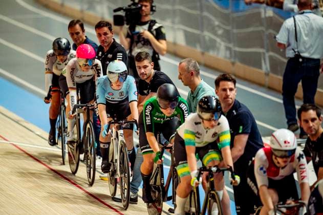241019 Kenny De Ketele and Katrijn de Clercq of Belgium who competes in Women s Madison during day 4 of the 2024 UCI Tissot Track Cycling World Championships on October 19, 2024 in Ballerup Photo Christian Örnberg BILDBYRAN COP 166 CO0481 cykling cycling sykling cykel vm cykel2024 uci tissot track cycling world championships wc 2024 uci tissot track cycling world championships 4 bbeng grappa33  Copyright: CHRISTIANxÖRNBERG BB241019CO123