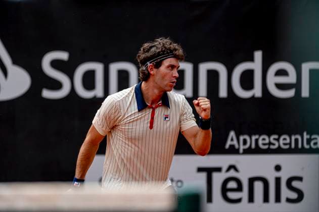 ATP, Tennis Herren Challenger Campinas CAMPINAS, SP - 19.10.2024: ATP CHALLENGER CAMPINAS - Boyer (USA) in the semi-finals at the ATP Challenger Campinas (International Tennis Tournament) held at the Sociedade Hípica de Campinas, in the city of Campinas-SP, this Saturday (19). (Photo: Fabio Leoni Fotoarena) x2637069x  FabioxLeoni
