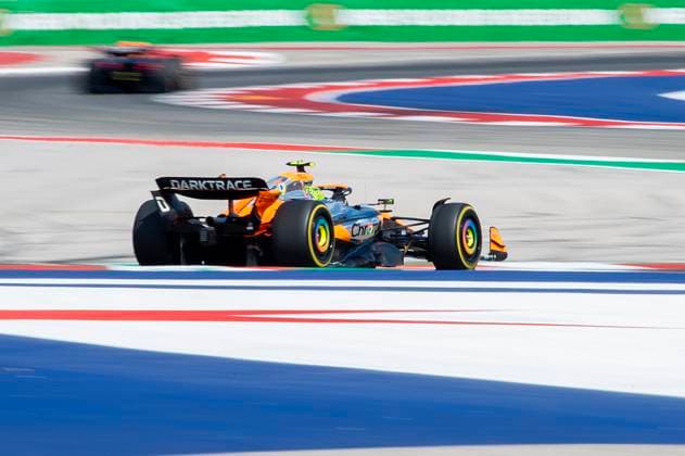 October 19, 2024: Lando Norris (4) with McLaren Formula 1 Team in action Sprint Race at the Formula 1 Pirelli United States Grand Prix, Circuit of the Americas. Austin, Texas. CSM Austin United States of America - ZUMAc04_ 20241019_faf_c04_054 Copyright: xMarioxCantux