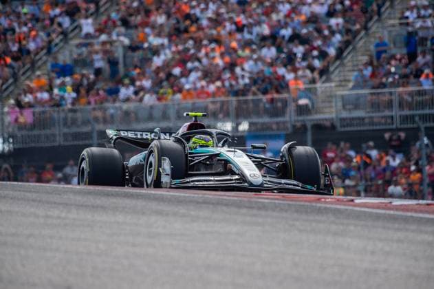 October 19, 2024: Lewis Hamilton (44) with Mercedes-AMG PETRONAS F1 Team in action Sprint Race at the Formula 1 Pirelli United States Grand Prix, Circuit of the Americas. Austin, Texas. CSM Austin United States of America - ZUMAc04_ 20241019_faf_c04_037 Copyright: xMarioxCantux