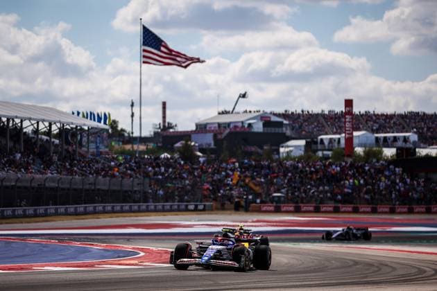 22 TSUNODA Yuki (jap), Visa Cash App RB F1 Team VCARB 01, action during the Formula 1 Pirelli United States Grand Prix 2024, 19th round of the 2024 Formula One World Championship, WM, Weltmeisterschaft from October 18 to 20, 2024 on the Circuit of the Americas, in Austin, United States of America - F1 - US GRAND PRIX 2024 DPPI Panoramic  241019_R19_USA_DP_EA028188