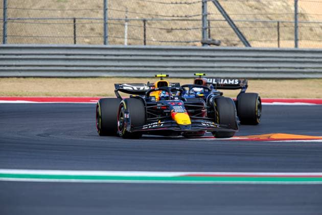 October 19, 2024, Austin, Texas, USA: Sergio Perez (MEX) - Oracle Red Bull Racing - Red Bull RB20 - Honda RBPT during the Sprint Race of Formula 1 Pirelli United States Grand Prix 2024, scheduled to take place at Circuit of Americas in Austin, TX (USA) Sept 18-20, 2024 Austin USA - ZUMAm217 20241019_zsp_m217_155 Copyright: xAlessioxDexMarcox