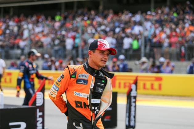October 19, 2024, Austin, Texas, USA: Lando Norris (GBR) - McLaren Formula 1 Team - McLaren MCL38 - Mercedes during the Sprint Race of Formula 1 Pirelli United States Grand Prix 2024, scheduled to take place at Circuit of Americas in Austin, TX (USA) Sept 18-20, 2024 Austin USA - ZUMAm217 20241019_zsp_m217_126 Copyright: xAlessioxDexMarcox