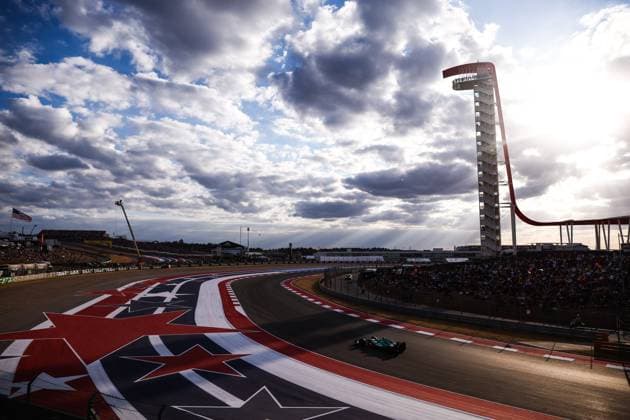 18 STROLL Lance (can), Aston Martin F1 Team AMR24, action during the Formula 1 Pirelli United States Grand Prix 2024, 19th round of the 2024 Formula One World Championship, WM, Weltmeisterschaft from October 18 to 20, 2024 on the Circuit of the Americas, in Austin, United States of America - F1 - US GRAND PRIX 2024 DPPI Panoramic  241020_R19_USA_DP_EA029009