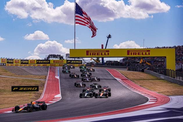 MOTORI - Formula 1 - Formula 1 Pirelli United States Grand Prix 2024 - Sprint Race Start of Sprint Race of the Formula 1 Pirelli United States Grand Prix 2024, scheduled to take place at Circuit of Americas in Austin, TX (USA) Sept 18-20, 2024 Austin USA  Copyright: xIPAxSport ABACAx