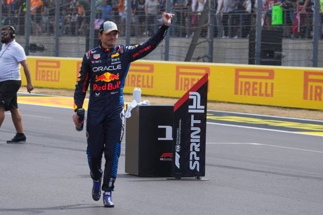 MOTORI - Formula 1 - Formula 1 Pirelli United States Grand Prix 2024 - Sprint Race Max Verstappen (NED) - Oracle Red Bull Racing - Red Bull RB20 - Honda RBPT during Sprint Race of the Formula 1 Pirelli United States Grand Prix 2024, scheduled to take place at Circuit of Americas in Austin, TX (USA) Sept 18-20, 2024 Austin USA  Copyright: xIPAxSport ABACAx