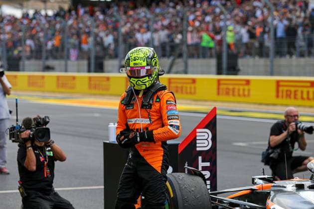 October 19, 2024, Austin, Texas, USA: Lando Norris (GBR) - McLaren Formula 1 Team - McLaren MCL38 - Mercedes during the Sprint Race of Formula 1 Pirelli United States Grand Prix 2024, scheduled to take place at Circuit of Americas in Austin, TX (USA) Sept 18-20, 2024 Austin USA - ZUMAm217 20241019_zsp_m217_033 Copyright: xAlessioxDexMarcox
