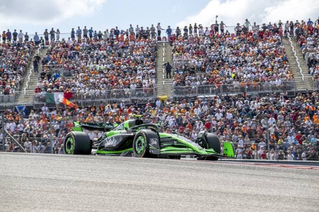 Austin - 19-10-2024, Circuit of the Americas, Zhou Guanyu at the Formula 1 United States of America Grand Prix 2024 Saturday Formula 1 United States of America Grand Prix 2024 Saturday  x26509366x Copyright: