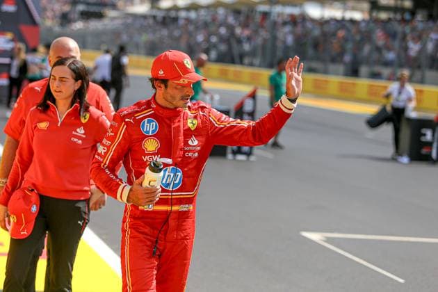 October 19, 2024, Austin, Texas, USA: Carlos Sainz Jr. (ESP) - Scuderia Ferrari - Ferrari SF-24 - Ferrari during the Sprint Race of Formula 1 Pirelli United States Grand Prix 2024, scheduled to take place at Circuit of Americas in Austin, TX (USA) Sept 18-20, 2024 Austin USA - ZUMAm217 20241019_zsp_m217_018 Copyright: xAlessioxDexMarcox