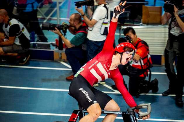 241020 Tobias Aagaard Hansen of Denmark celebrates after Mens Madison during day 5 of the 2024 UCI Tissot Track Cycling World Championships on October 20, 2024 in Ballerup Photo Christian Örnberg BILDBYRAN COP 166 CO0482 cykling cycling sykling cykel vm cykel2024 uci tissot track cycling world championships wc 2024 uci tissot track cycling world championships 5 bbeng grappa33  Copyright: CHRISTIANxÖRNBERG BB241020CO015
