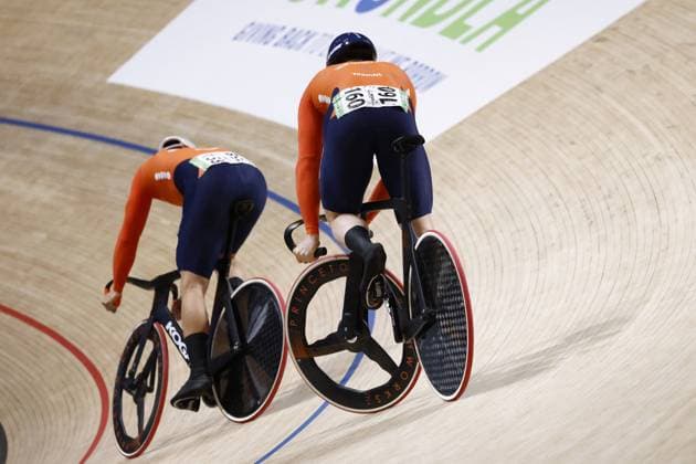 CICLISMO - Ciclismo su Pista - Tissot 2024 Track World Championships Tissot Track cycling, Rad, Radsport, Bahnrad, Bahn World Championship, WM, Weltmeisterschaft - Ballerup, Copenaghen, Den- 18-10-2024 - Men s Sprint - Lavreysen Harrie, Hoogland Jeffrey - NED during Tissot 2024 Track World Championships, Track cycling race in Copenhagen, Denmark, October 20 2024 Copenhagen Denmark Copyright: xIPAxSport ABACAx