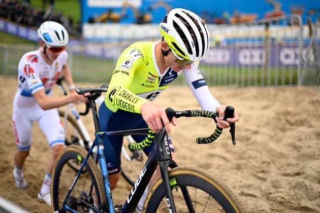 2024 Superprestige Cyclocross Ruddervoorde RUDDERVOORDE, BELGIUM - OCTOBER 20 : Kuypers Gerben (BEL) of Charles Liegeois Roastery Cx in action during the 1st leg of the men elite 2024 - 2025 Telenet Superprestige cyclocross race of Ruddervoorde on October 20, 2024 in Ruddervoorde, Belgium, 20 10 2024 Ruddervoorde Belgium  Copyright: xNicoxVereeckenx