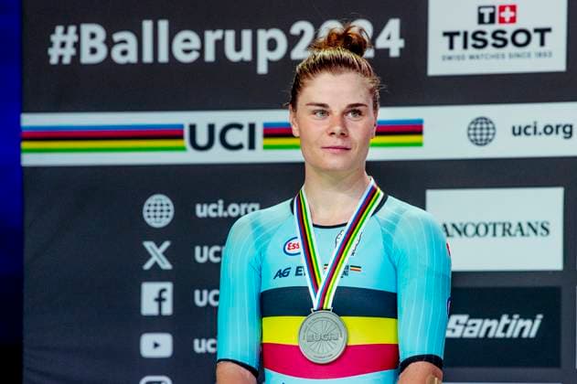 241020 Lotte Kopecky of Belgium after Women s Points Race during day 5 of the 2024 UCI Tissot Track Cycling World Championships on October 20, 2024 in Ballerup Photo Christian Örnberg BILDBYRAN COP 166 CO0482 cykling cycling sykling cykel vm cykel2024 uci tissot track cycling world championships wc 2024 uci tissot track cycling world championships 5 bbeng grappa33  Copyright: CHRISTIANxÖRNBERG BB241020CO028