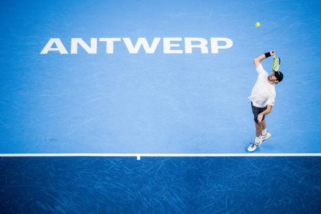 Tennis, ATP tournament in Antwerp