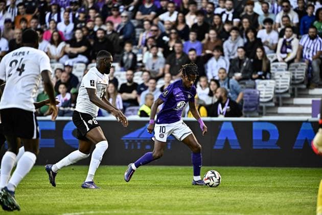 Yann Gboho (tfc) FOOTBALL : Toulouse vs Angers - 8eme Journee de Ligue 1 McDonald S - Toulouse - 19 10 2024 ThierryBreton Panoramic 