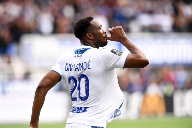 AJ Auxerre v Stade de Reims - Ligue 1 McDonald s 2024 2025 20 Sinaly DIOMANDE (aja) during the Ligue 1 McDonald s match between Auxerre and Reims at Stade de L Abbe-Deschamps on October 20, 2024 in Auxerre, France. Auxerre France  Copyright: xFEPx 776225387