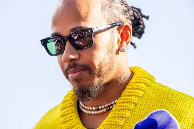 AUSTIN, TX - OCTOBER 20: Lewis Hamilton (44) of United Kingdom and team Mercedes-AMG Petronas F1 Team walks into the paddock before the Formula 1 Pirelli United States Grand Prix on October 20, 2024 at the Circuit of The Americas in Austin, TX. (Photo by Bob Kupbens Icon Sportswire)(Photo by Bob Kupbens Icon Sportswire) AUTO: OCT 20 F1 Pirelli United States Grand Prix EDITORIAL USE ONLY Icon2410200011