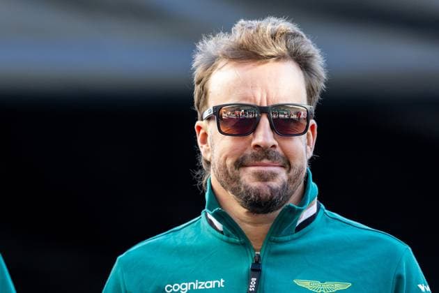 AUSTIN, TX - OCTOBER 20: Fernando Alonso (14) of Spain and team Aston Martin Aramco F1 walks into the paddock before the Formula 1 Pirelli United States Grand Prix on October 20, 2024 at the Circuit of The Americas in Austin, TX. (Photo by Bob Kupbens Icon Sportswire)(Photo by Bob Kupbens Icon Sportswire) AUTO: OCT 20 F1 Pirelli United States Grand Prix EDITORIAL USE ONLY Icon2410200031