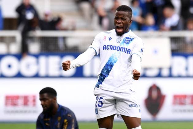 AJ Auxerre v Stade de Reims - Ligue 1 McDonald s 2024 2025 25 Hamed Junior TRAORE (aja) during the Ligue 1 McDonald s match between Auxerre and Reims at Stade de L Abbe-Deschamps on October 20, 2024 in Auxerre, France. Auxerre France  Copyright: xFEPx 776225387