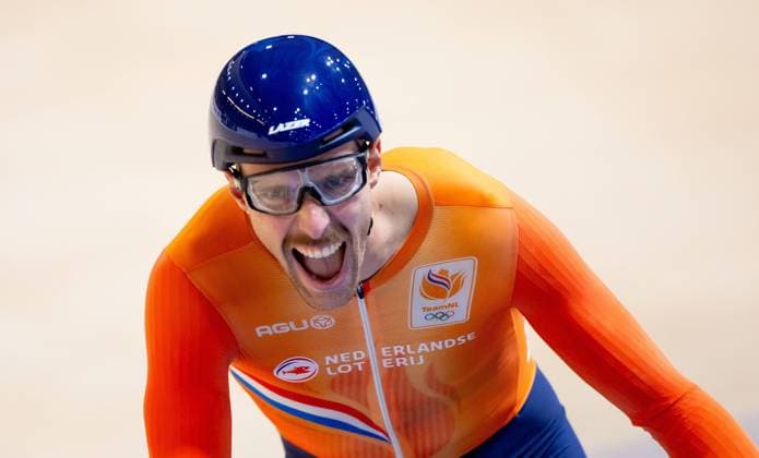 BALLERUP - Jan Willem van Schip in action during the elimination race on the fourth day of the World Track cycling, Rad, Radsport, Bahnrad, Bahn Championships at the Ballerup Super Arena. ANP IRIS VAN DEN BROEK xVIxANPxSportx xxANPxIVx 511375564 originalFilename: 511375564.jpg
