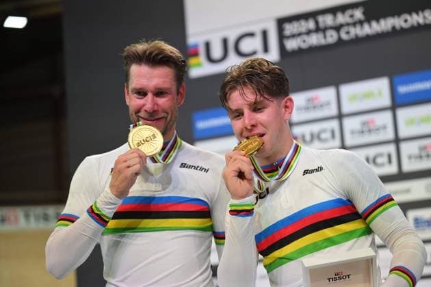 20-10-2024 World Championships Elite Track; Giornata 05; 2024, Germany; Kluge, Roger; Teutenberg, Tim Tom; Velodromo Ballerup; 