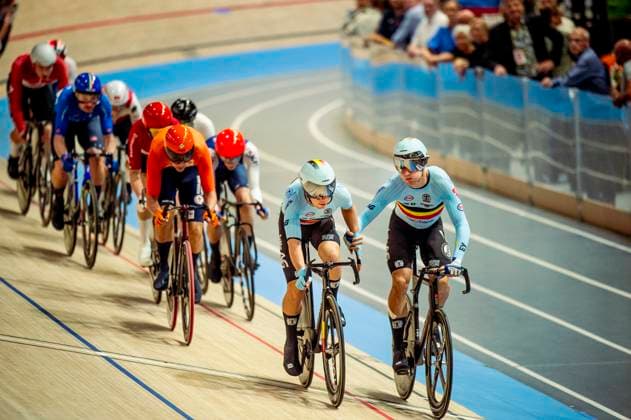 241020 Fabio van den Bossche of Belgium and Lindsay de Vylder of Belgium competes in Mens Madison during day 5 of the 2024 UCI Tissot Track Cycling World Championships on October 20, 2024 in Ballerup Photo Christian Örnberg BILDBYRAN COP 166 CO0482 cykling cycling sykling cykel vm cykel2024 uci tissot track cycling world championships wc 2024 uci tissot track cycling world championships 5 bbeng grappa33  Copyright: CHRISTIANxÖRNBERG BB241020CO066