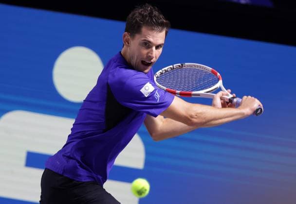 TENNIS - ATP, Tennis Herren Erste Bank Open, Super Sunday VIENNA,AUSTRIA,20.OCT.24 - TENNIS - ATP World Tour, Erste Bank Open, Super Sunday, Farewell Party Dominic Thiem. Image shows Dominic Thiem (AUT).  GEPAxpictures xWalterxLuger
