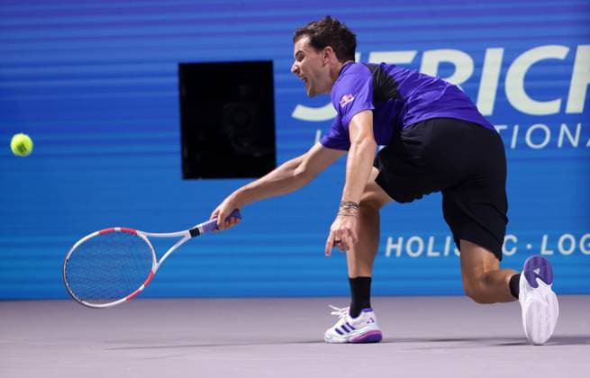 TENNIS - ATP, Tennis Herren Erste Bank Open, Super Sunday VIENNA,AUSTRIA,20.OCT.24 - TENNIS - ATP World Tour, Erste Bank Open, Super Sunday, Farewell Party Dominic Thiem. Image shows Dominic Thiem (AUT).  GEPAxpictures xWalterxLuger