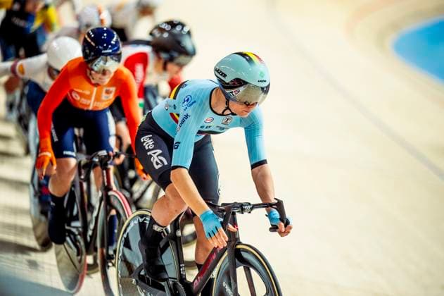 241020 Lotte Kopecky of Belgium competes in Women s Points Race during day 5 of the 2024 UCI Tissot Track Cycling World Championships on October 20, 2024 in Ballerup Photo Christian Örnberg BILDBYRAN COP 166 CO0482 cykling cycling sykling cykel vm cykel2024 uci tissot track cycling world championships wc 2024 uci tissot track cycling world championships 5 bbeng grappa33  Copyright: CHRISTIANxÖRNBERG BB241020CO114