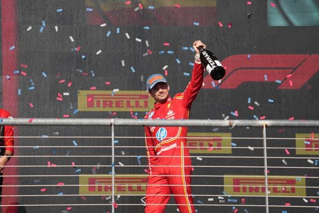 20 10 2024, Circuit of The Americas, Austin, FORMULA 1 PIRELLI UNITED STATES GRAND PRIX 2024 ,in the picture winner Charles Leclerc MCO , Scuderia Ferrari HP Photo by Hasan Bratic DeFodi Images not used in POL SRB CRO FRA GBR NED ITA USA Defodi 506 20241020 hbr 2994 Defodi-506 not used in POL SRB CRO FRA GBR NED ITA USA