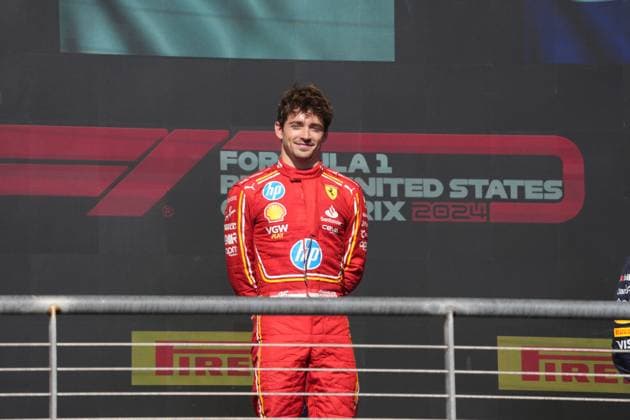 FORMULA 1 PIRELLI UNITED STATES GRAND PRIX 2024 20 10 2024, Circuit of The Americas, Austin, FORMULA 1 PIRELLI UNITED STATES GRAND PRIX 2024 ,in the picture winner Charles Leclerc MCO , Scuderia Ferrari HP nordphotoxGmbHx xBratic nph00250