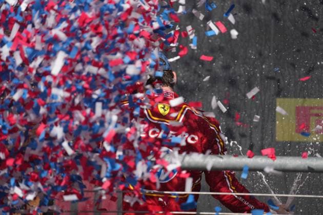20 10 2024, Circuit of The Americas, Austin, FORMULA 1 PIRELLI UNITED STATES GRAND PRIX 2024 ,in the picture winner Charles Leclerc MCO , Scuderia Ferrari HP Photo by Hasan Bratic DeFodi Images not used in POL SRB CRO FRA GBR NED ITA USA Defodi 506 20241020 hbr 2867 Defodi-506 not used in POL SRB CRO FRA GBR NED ITA USA
