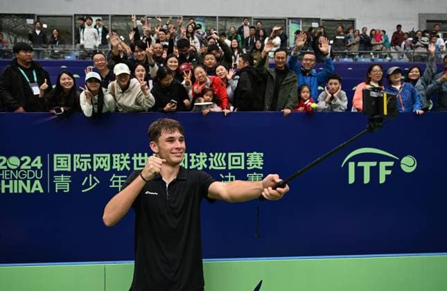 2024 ITF World Tennis Tour Junior Finals Chengdu , China Boys Junior Finals Winner Mees Rottgering NED