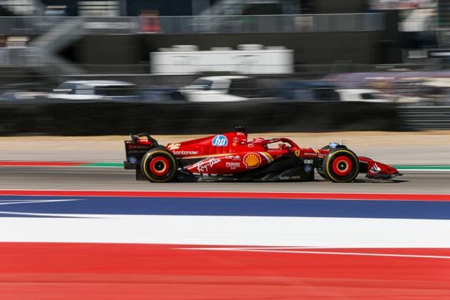 October 20, 2024, Austin, Texas, USA: Charles Leclerc (MON) - Scuderia Ferrari - Ferrari SF-24 - Ferrari during the Race of Formula 1 Pirelli United States Grand Prix 2024, scheduled to take place at Circuit of Americas in Austin, TX (USA) Sept 18-20, 2024 Austin USA - ZUMAm217 20241020_zsp_m217_080 Copyright: xAlessioxDexMarcox
