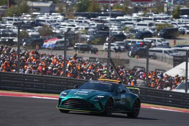 FORMULA 1 PIRELLI UNITED STATES GRAND PRIX 2024 20 10 2024, Circuit of The Americas, Austin, FORMULA 1 PIRELLI UNITED STATES GRAND PRIX 2024 ,in the picture Aston Martin Safety Car with driver Bernd Mayländer nordphotoxGmbHx xBratic nph00250