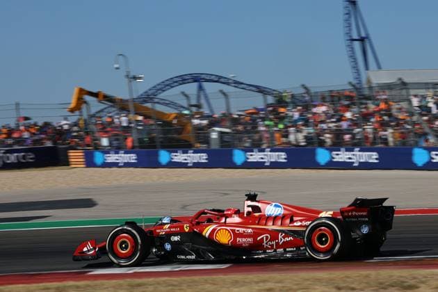 Charles Leckerc MON Ferrari SF 24 16, Race, Formula 1 Pirelli Grand Prix, FIA F1 World Championship, Circuit of America, Austin Texas, 20 10 2024, USA
