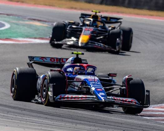 Formula One 2024: Formula 1 Pirelli United.States Grand Prix Oct 20 Oct 20, 2024. Yuki Tsunoda 22 of the Visa Cash App RB F1 Team in action at the Formula 1 Pirelli United States Grand Prix, Circuit of the Americas in Austin, Texas. Charles Leclerc 16 takes the checkered flag as his teammate Carlos Sainz 55 comes in second and Max Verstappen 1 comes in third. Robert Backman CSM (Credit Image: Robert Backman Cal Media) Austin Texas USA EDITORIAL USE ONLY Copyright: xx ZUMA-20241020_zma_c04_095.jpg RobertxBackmanx csmphotothree308625