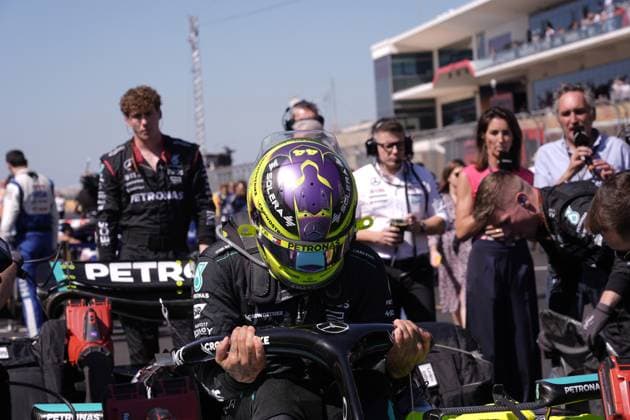 FORMULA 1 PIRELLI UNITED STATES GRAND PRIX 2024 20 10 2024, Circuit of The Americas, Austin, FORMULA 1 PIRELLI UNITED STATES GRAND PRIX 2024 ,in the picture Lewis Hamilton GBR , Mercedes AMG Petronas Formula One Team nordphotoxGmbHx xBratic nph00250