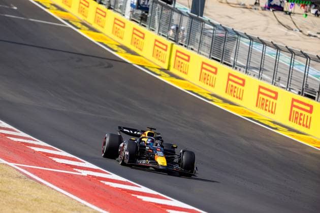 AUSTIN, TX - OCTOBER 20: Max Verstappen (1) of Netherlands and team Oracle Red Bull Racing during the Formula 1 Pirelli United States Grand Prix on October 20, 2024 at the Circuit of The Americas in Austin, TX. (Photo by Bob Kupbens Icon Sportswire)(Photo by Bob Kupbens Icon Sportswire) AUTO: OCT 20 F1 Pirelli United States Grand Prix EDITORIAL USE ONLY Icon2410201781