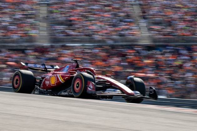 Charles Leclerc Scuderia Ferrari HP, Monaco, 16 in Ferrari SF 24, USA, Formula 1 World Championship, Pirelli Grand Prix of the United States of America, Circuit of the Americas Austin, Race, 20 10 2024 USA, Formula 1 World Championship, Pirelli Grand Prix of the United States of America, Circuit of the Americas Austin, Race, 20 10 2024 Austin Copyright: xEibner-Pressefoto Memmlerx EP_MMR