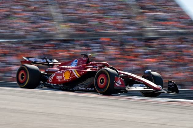 Charles Leclerc Scuderia Ferrari HP, Monaco, 16 in Ferrari SF 24, USA, Formula 1 World Championship, Pirelli Grand Prix of the United States of America, Circuit of the Americas Austin, Race, 20 10 2024 USA, Formula 1 World Championship, Pirelli Grand Prix of the United States of America, Circuit of the Americas Austin, Race, 20 10 2024 Austin Copyright: xEibner-Pressefoto Memmlerx EP_MMR