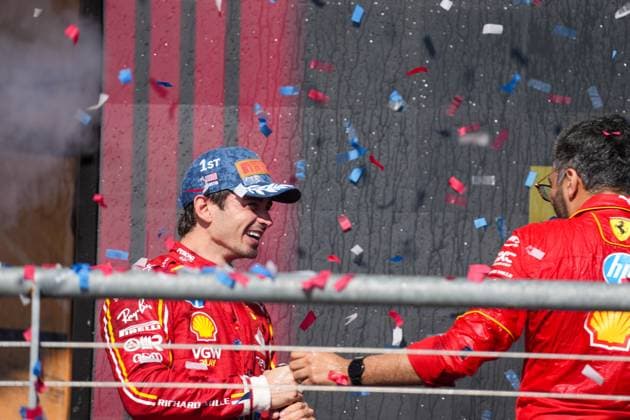 PODIUM of the Race of Formula 1 Pirelli United States Grand Prix 2024, scheduled to take place at Circuit of Americas in Austin, TX (USA) Sept 18-20, 2024  Copyright: xAlessioxDexMarco IPAxSportx xipax xx IPA_50797491 IPA_Agency_IPA50797491