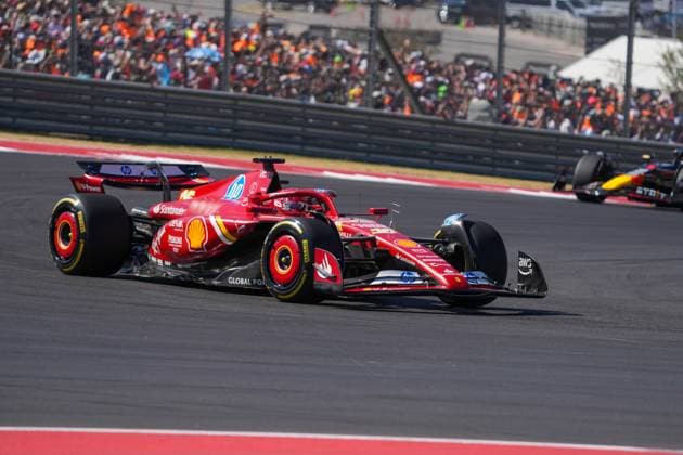 Charles Leclerc (MON) - Scuderia Ferrari - Ferrari SF-24 - Ferrari during the Race of Formula 1 Pirelli United States Grand Prix 2024, scheduled to take place at Circuit of Americas in Austin, TX (USA) Sept 18-20, 2024  Copyright: xAlessioxDexMarco IPAxSportx xipax xx IPA_50797899 IPA_Agency_IPA50797899