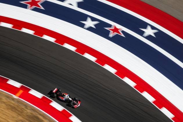 27 HULKENBERG Nico (ger), Haas F1 Team VF-24 Ferrari, action during the Formula 1 Pirelli United States Grand Prix 2024, 19th round of the 2024 Formula One World Championship, WM, Weltmeisterschaft from October 18 to 20, 2024 on the Circuit of the Americas, in Austin, United States of America - F1 - US GRAND PRIX 2024 DPPI Panoramic  241020_R19_USA_DP_AV3_0399