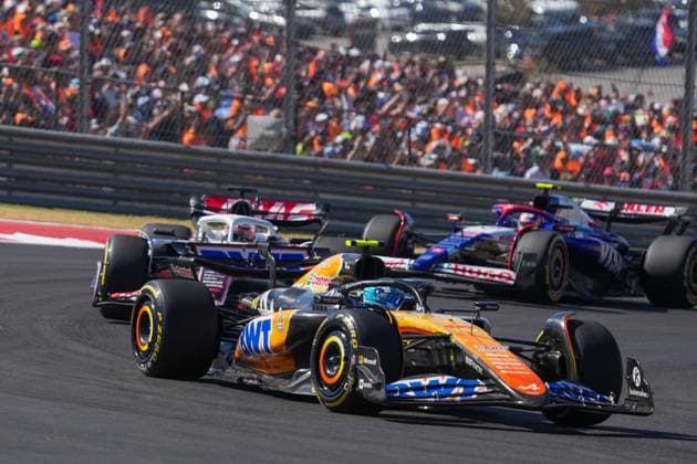 MOTORI - Formula 1 - Formula 1 Pirelli United States Grand Prix 2024 - Race Lando Norris (GBR) - McLaren Formula 1 Team - McLaren MCL38 - Mercedes during the Race of Formula 1 Pirelli United States Grand Prix 2024, scheduled to take place at Circuit of Americas in Austin, TX (USA) Sept 18-20, 2024 Austin USA  Copyright: xIPAxSport ABACAx