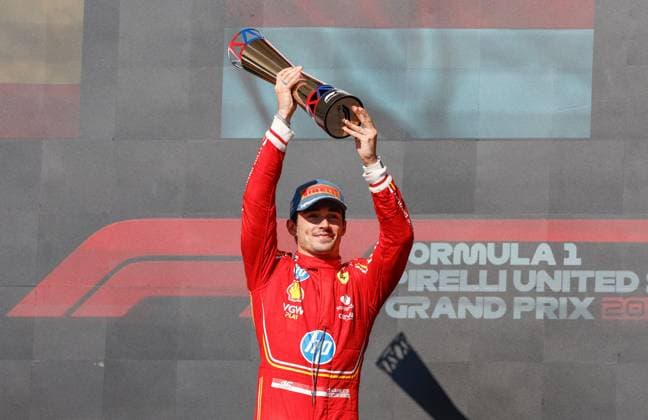 Formula 1, GP USA in Austin, winner Charles Leclerc