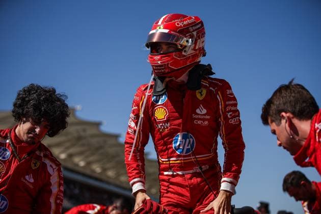 16 Charles Leclerc MCO, Scuderia Ferrari HP , F1 Grand Prix of USA at Circuit of The Americas on October 20, 2024 in Austin, United States of America Photo by HOCH ZWEI Austin United States of America