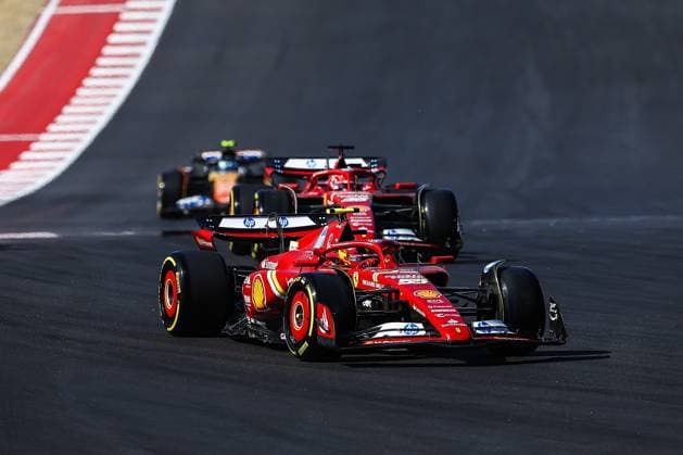 55 Carlos Sainz ESP, Scuderia Ferrari HP , F1 Grand Prix of USA at Circuit of The Americas on October 20, 2024 in Austin, United States of America Photo by HOCH ZWEI Austin United States of America